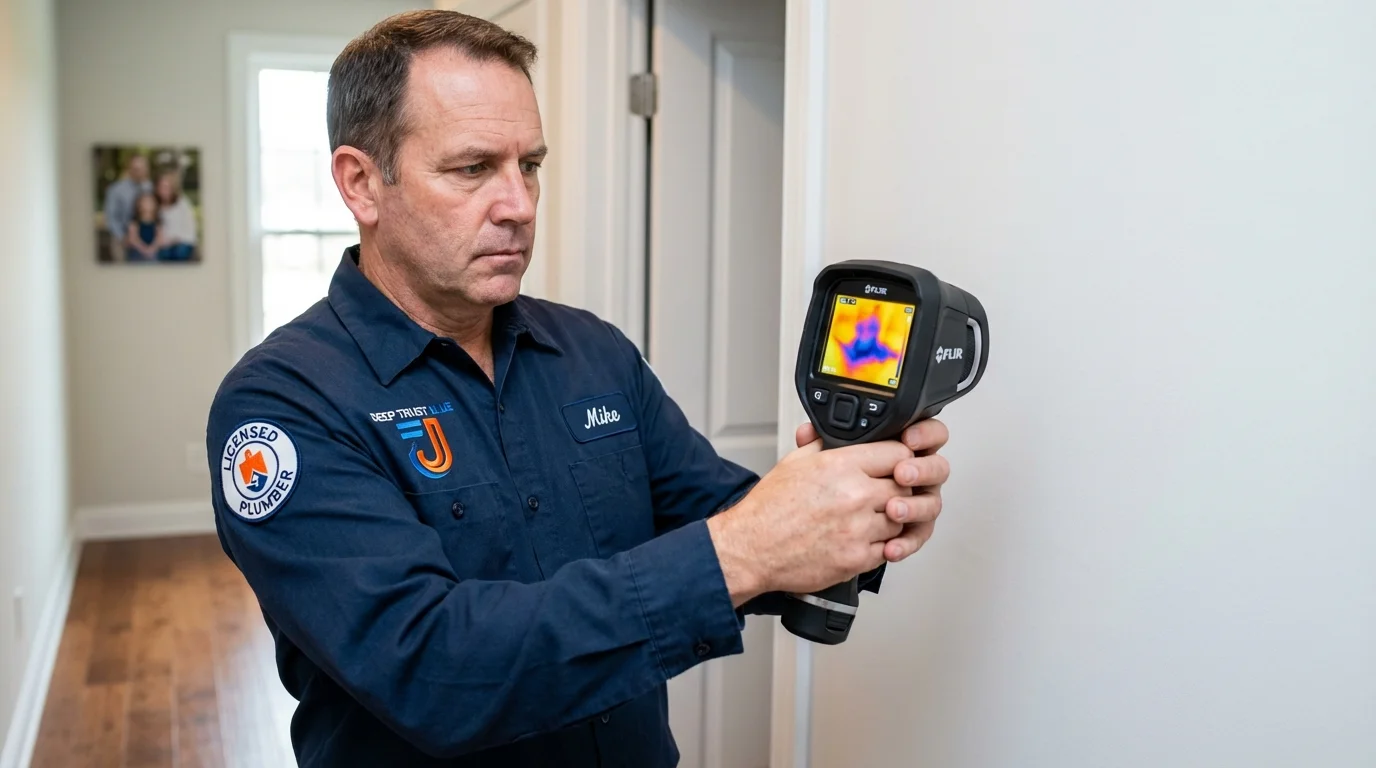 Thermal imaging leak detection by Johns Plumbing LLC in Lanett
